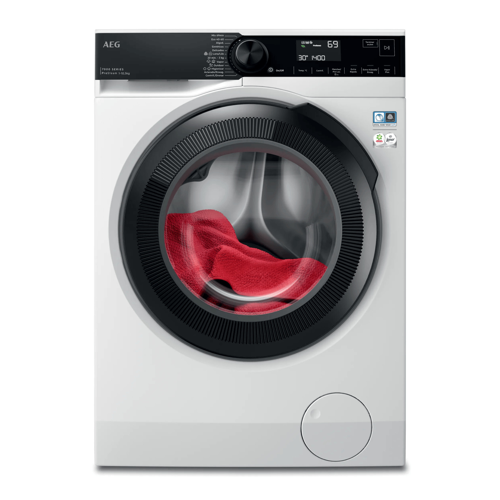AEG Lavadora de libre instalación Serie 7000 ProSteam® de 10.5 kg LFR7354O4B
