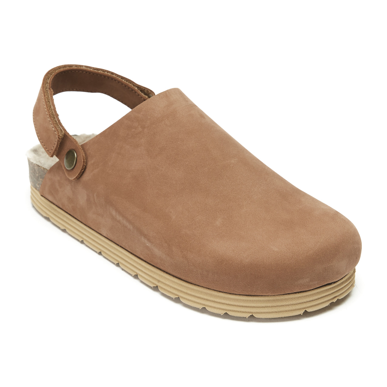 Sabot Mandèl Nubuck Marrone