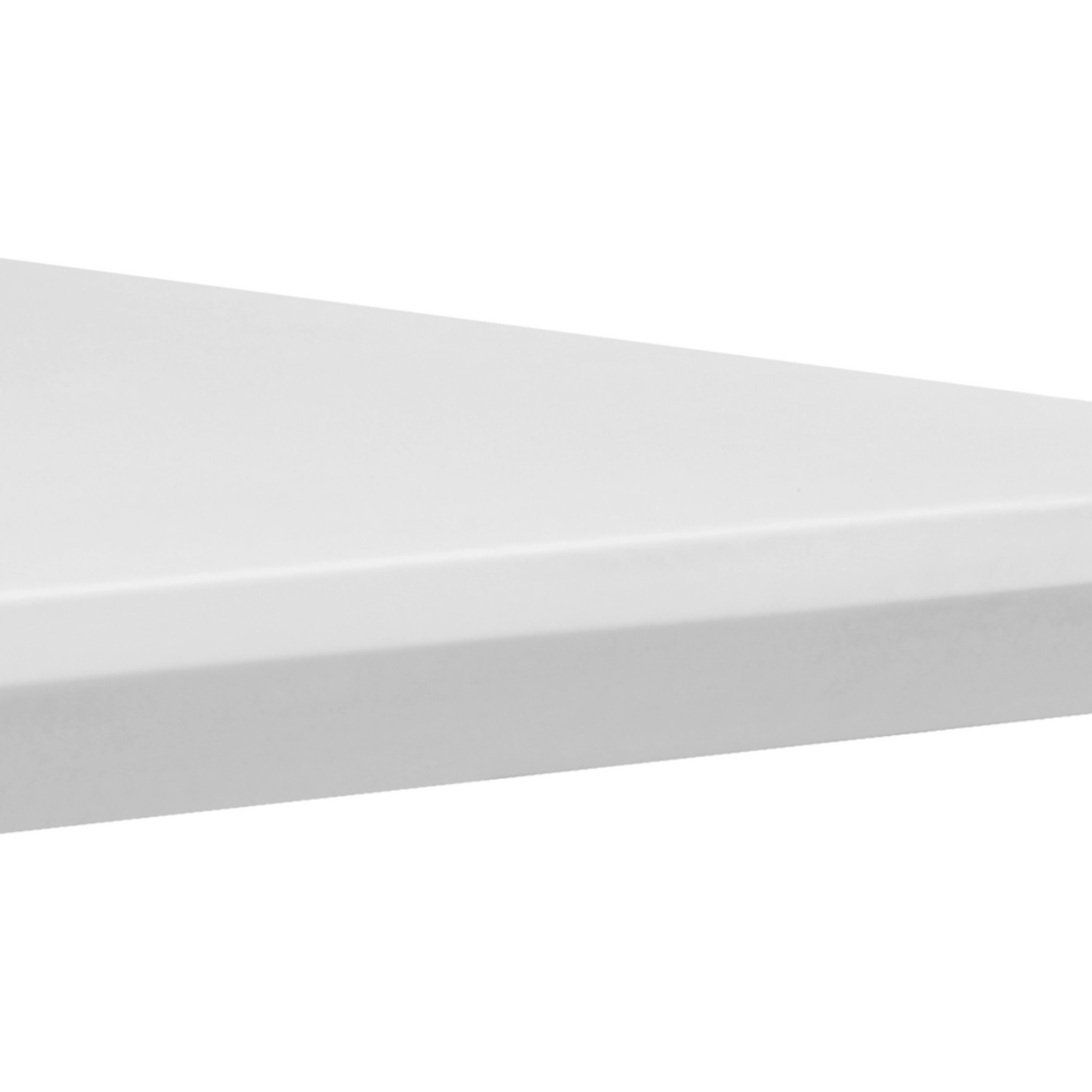 Tavolo da pranzo con gambe incrociate e top bianco - Ester