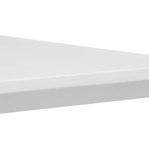 Tavolo da pranzo con gambe incrociate e top bianco - Ester