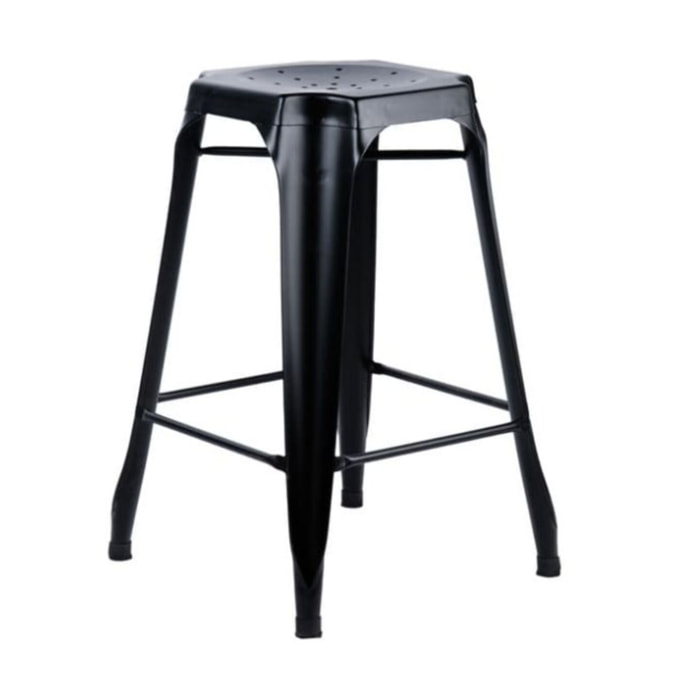 Tabouret de bar en métal au style industriel - STEAL