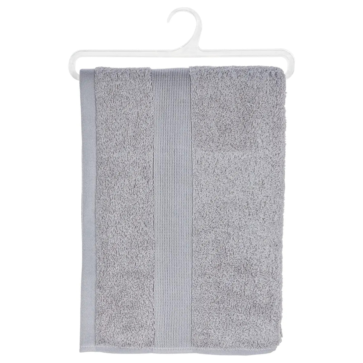 Drap de douche "Essentiel" coton gris taupe 70x130cm