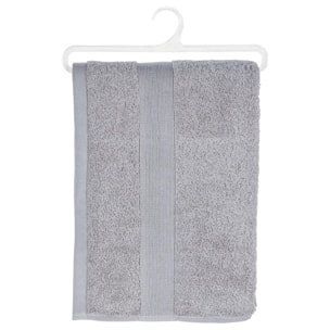 Drap de douche "Essentiel" coton gris taupe 70x130cm