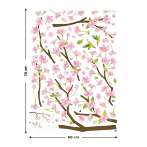 Stickers Muraux décoration adhésifs Cerisier du Japon