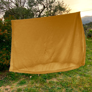 Drap plat en gaze de coton, SIMPLEMENT GAUFRÉ