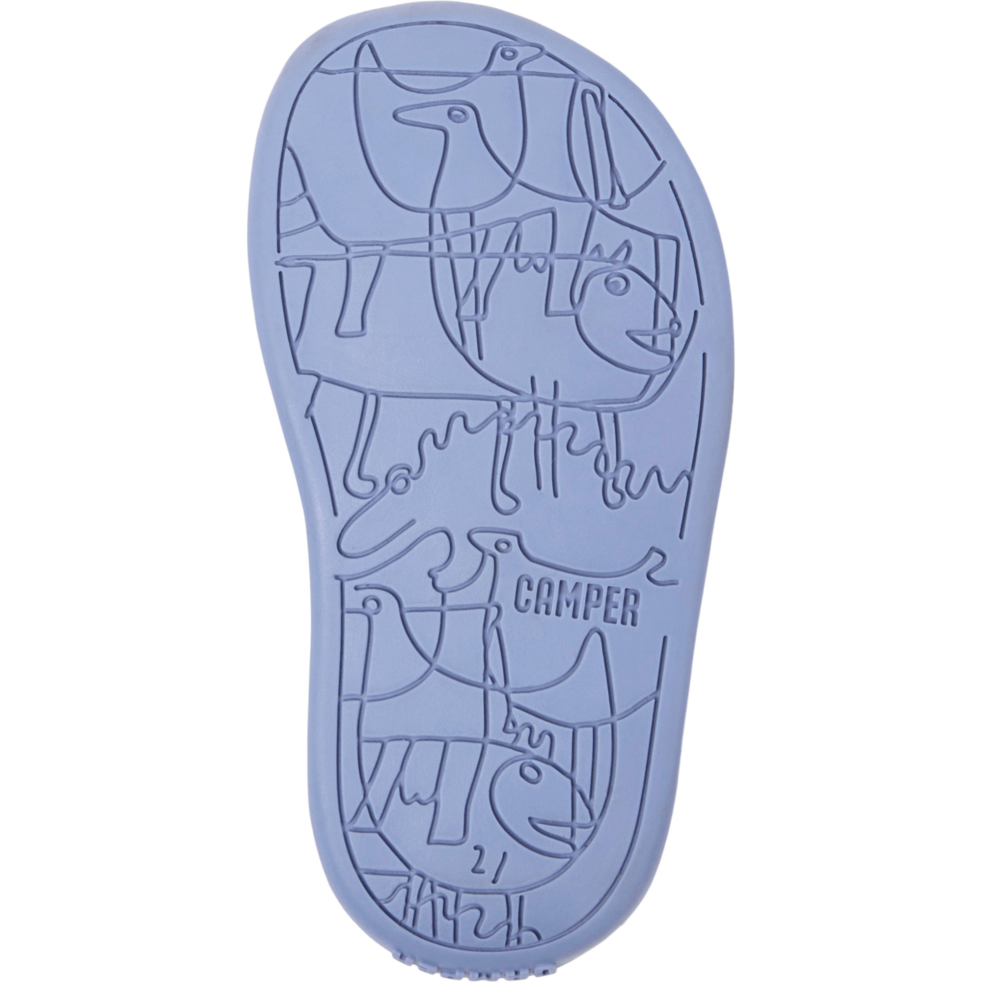 Sandalias - CAMPER Bicho - Verde - Cuero liso