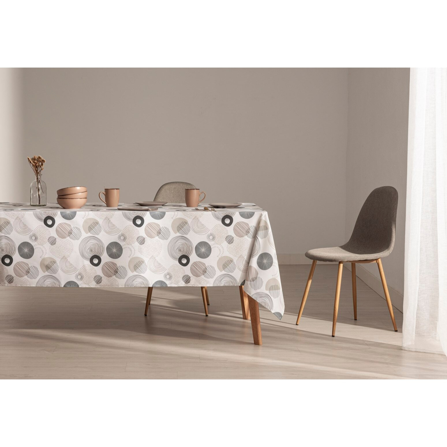 Mantel antimanchas CALEB GRIS