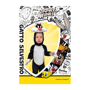 Costume Gatto Silvestro Cartoni Looney Tunes Prodotto Originale Bambino