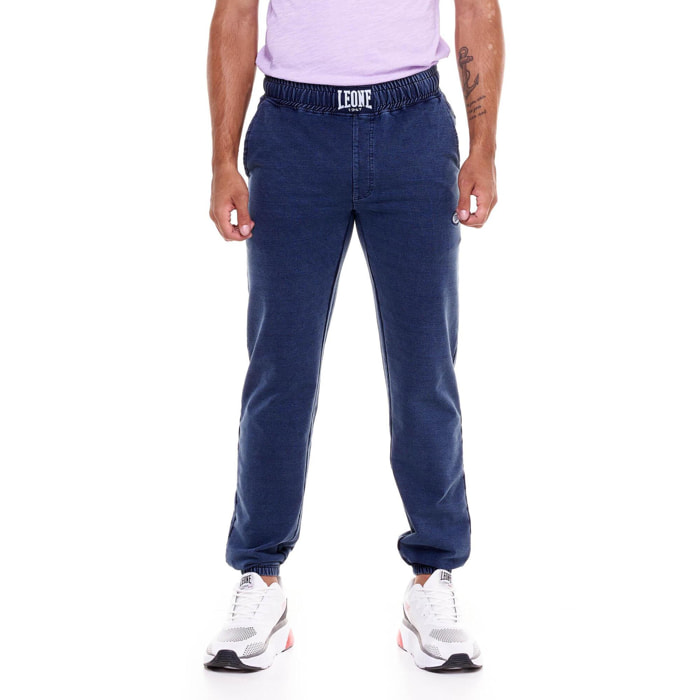 Pantalón vaquero lavado hombre índigo