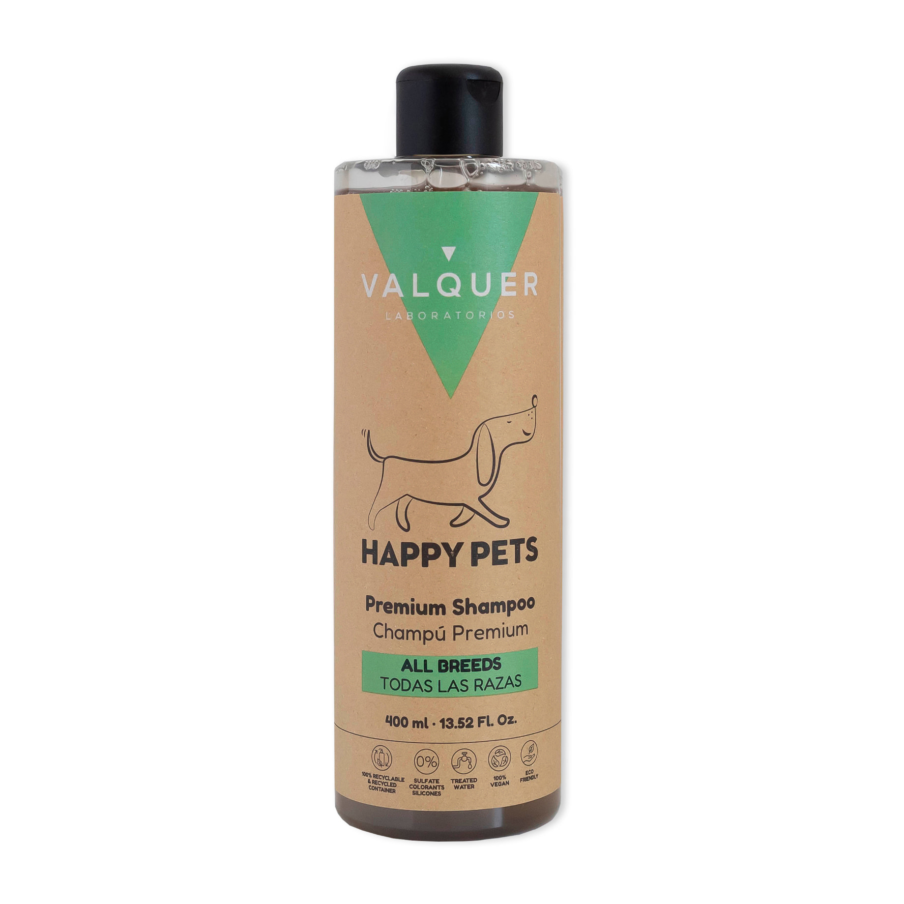 Champú Premium para Mascotas de Todas las Razas - 400 ml