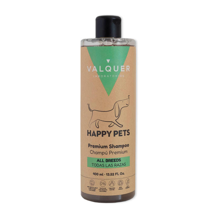 Champú Premium para Mascotas de Todas las Razas - 400 ml