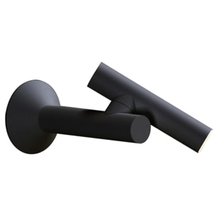 Applique murale nomade ZOOM WALL Noir 17cm