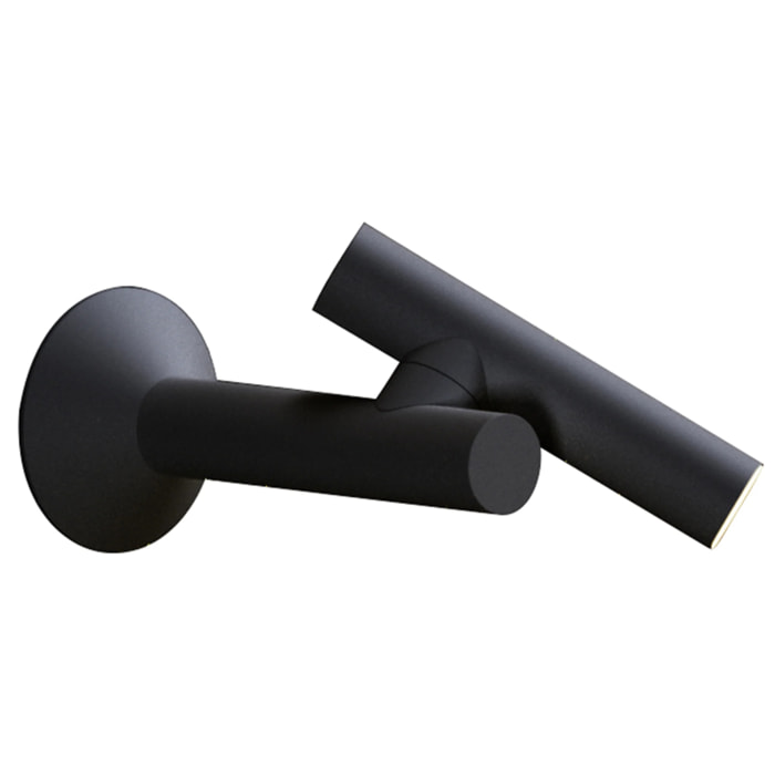 Applique murale nomade ZOOM WALL Noir 17cm