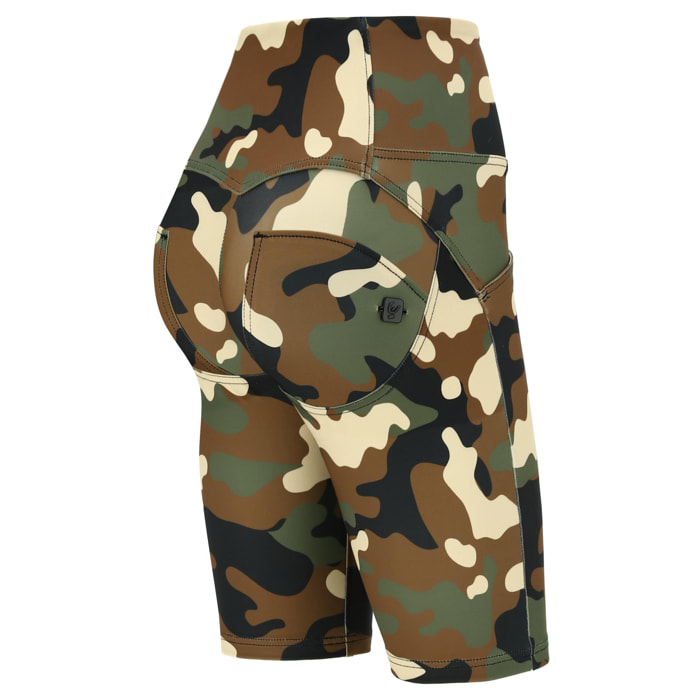 Biker push up WR.UP® vita alta traspiranti camouflage