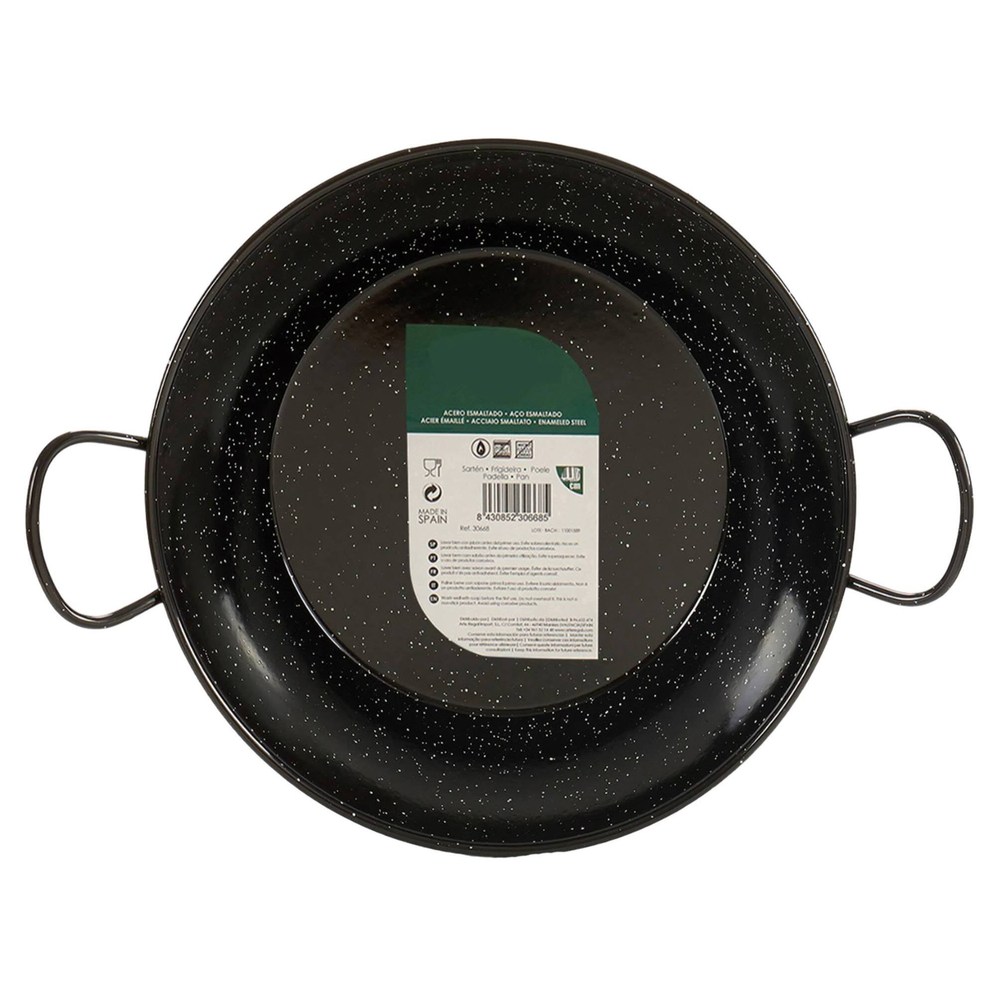 Sarten honda esmaltada con asas 32 cm colección la dehesa