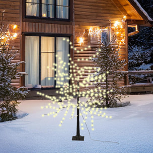 árbol decorativo con 600 led blancos cálidos - altura 150cm