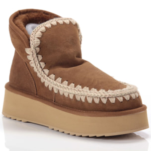 Boots Mou MINI ESKIMO PLAT Marrone