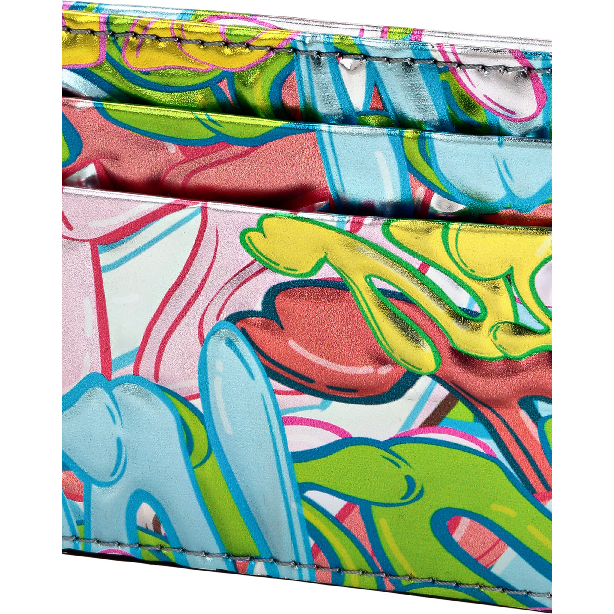 PHILIPP PLEIN Credit Cards Holder BOMBING GRAFFITI