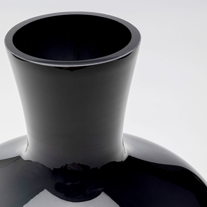 Vase Divine noir 40cm Kare Design