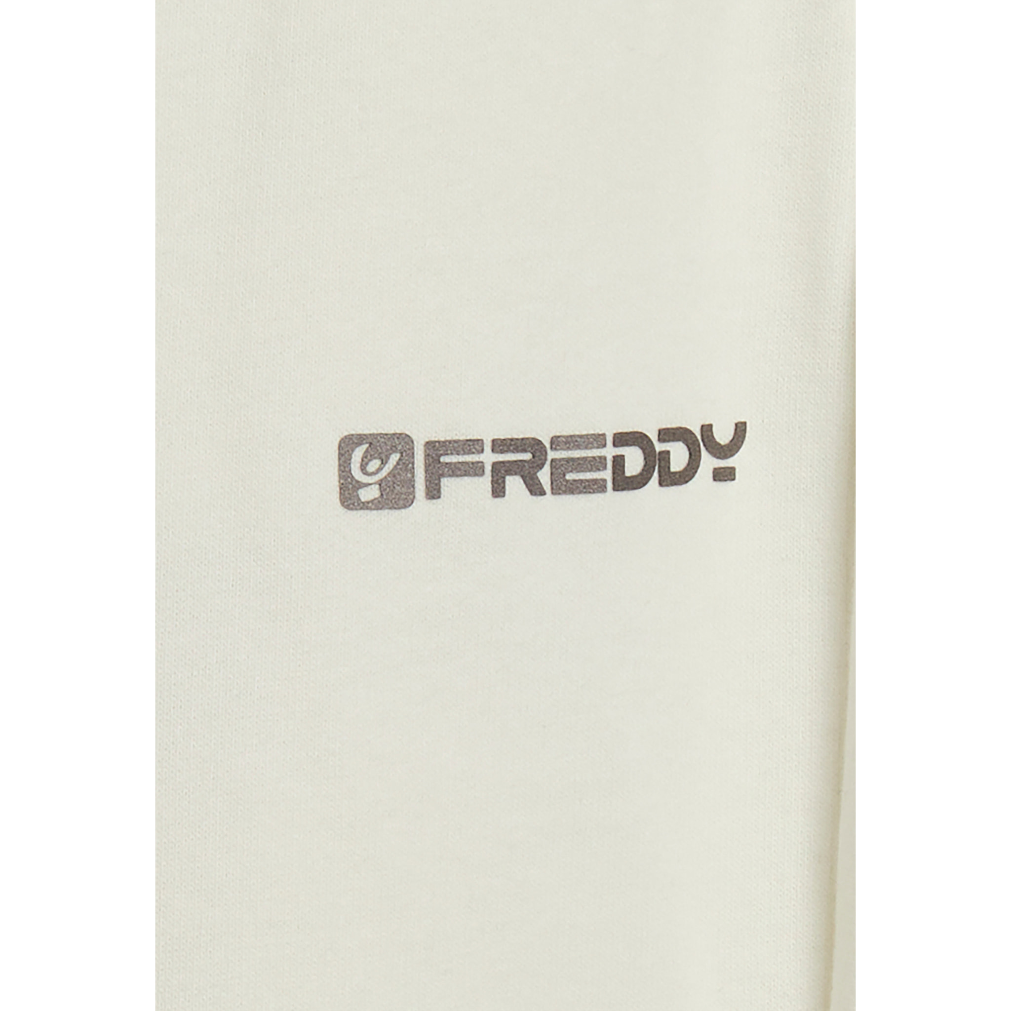 Pantaloni in felpa di cotone con fondo e vita in costina