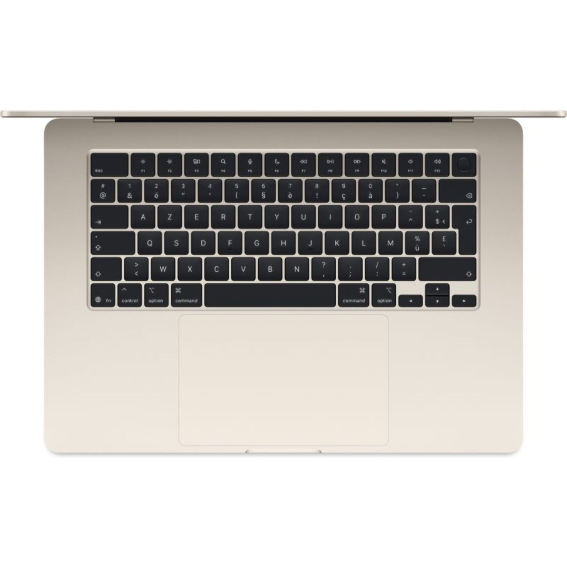 Ordinateur Apple MACBOOK Air 15" Puce M5 CPU 10 / GPU 10 coeurs Mémoire RAM 16Go Stockage 512Go SSD Lumière stellaire