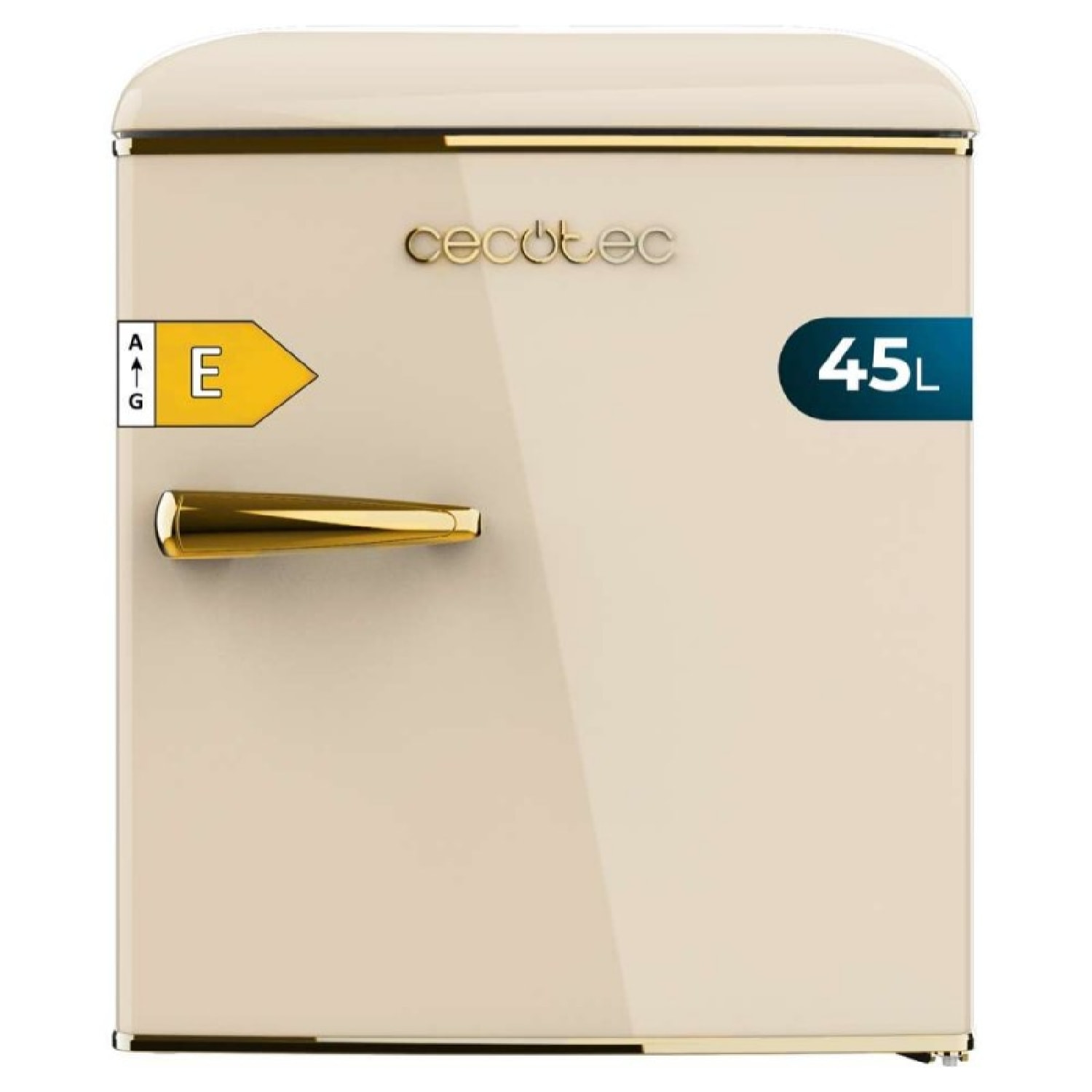 Cecotec Frigorífico retro Bolero CoolMarket TT Origin 45 Beige E