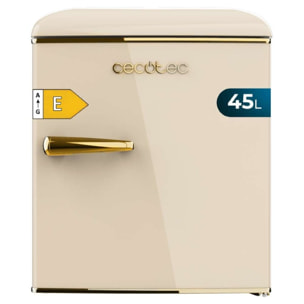 Cecotec Frigorífico retro Bolero CoolMarket TT Origin 45 Beige E