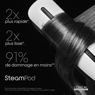 Pack Essentiel Steampod 3.0 (Lisseur & Sérum Concentré Protection & Trousse Thermorésistante)