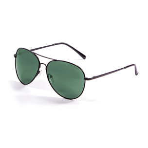 Gafas de sol OCEAN BANILA - Negro mate / Verde