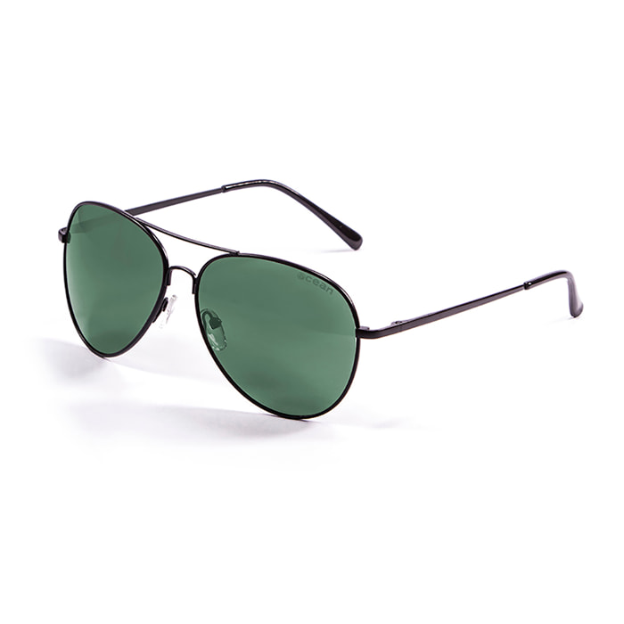 Gafas de sol OCEAN BANILA - Negro mate / Verde