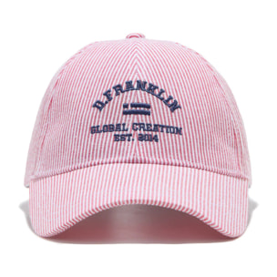 Gorra Unisex D.Franklin de Rayas Color Rojo