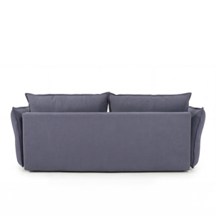 Canapé Tissu Droit Convertible Verduro - 3 Places