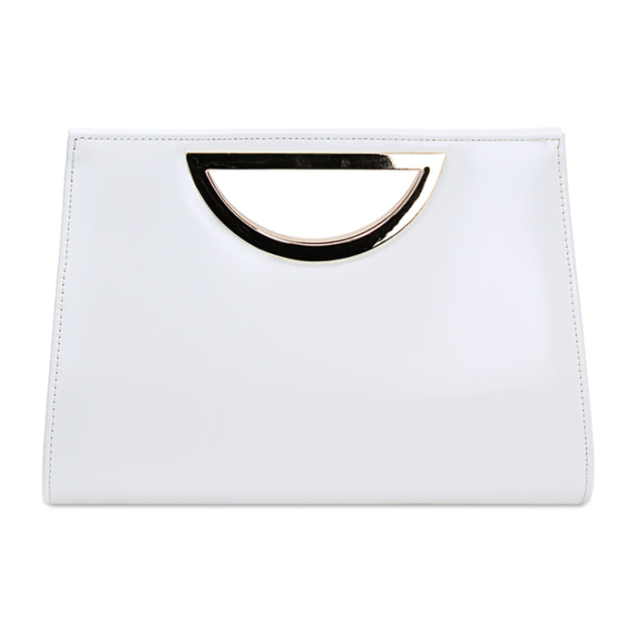 Pochette bianca abrasivata