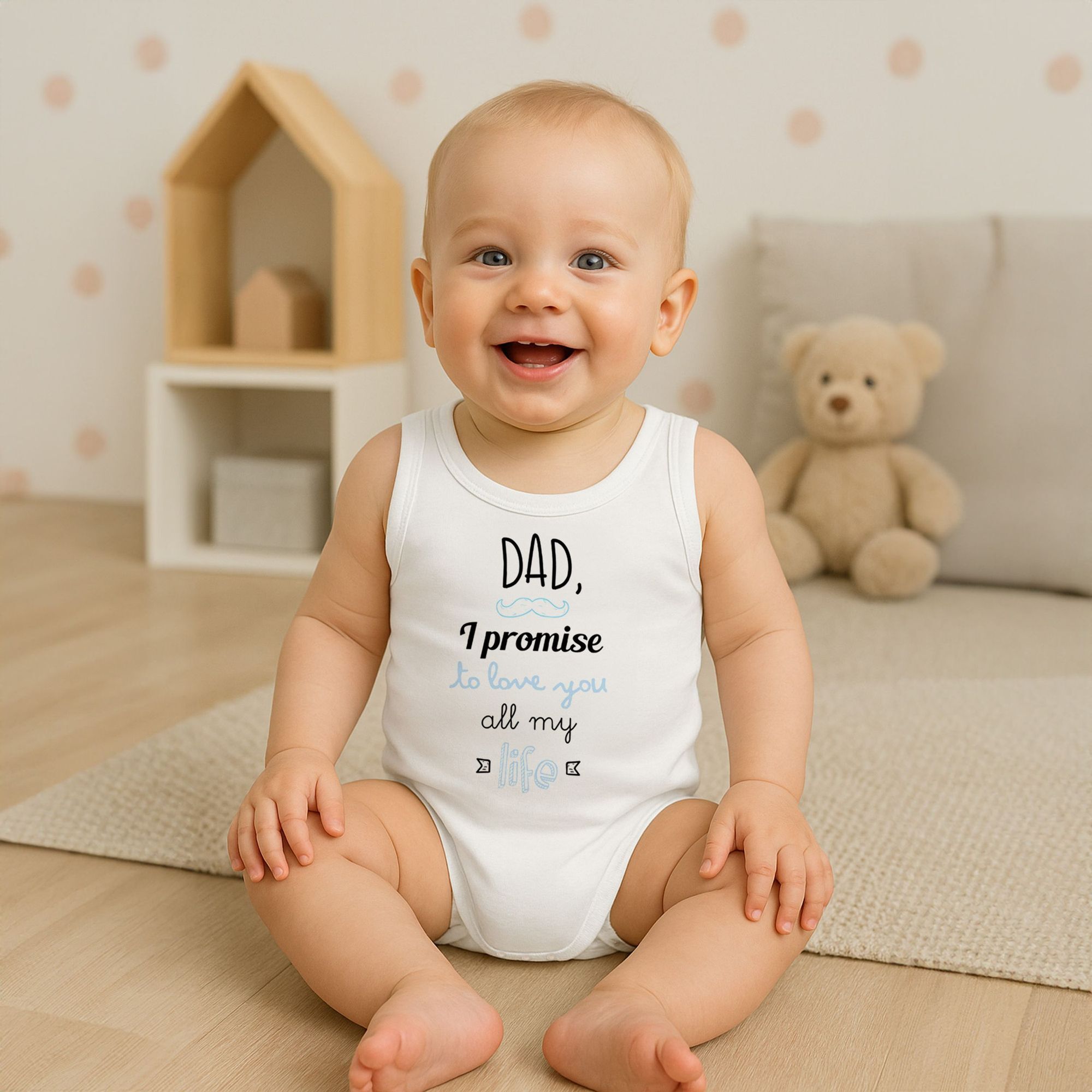 Body bebé tirantes personalizado frases