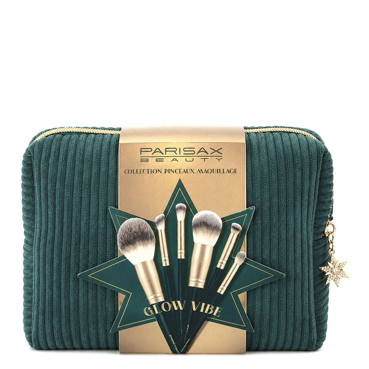 Glow Vibe - Coffret Collection Pinceaux Maquillage + Pochette
