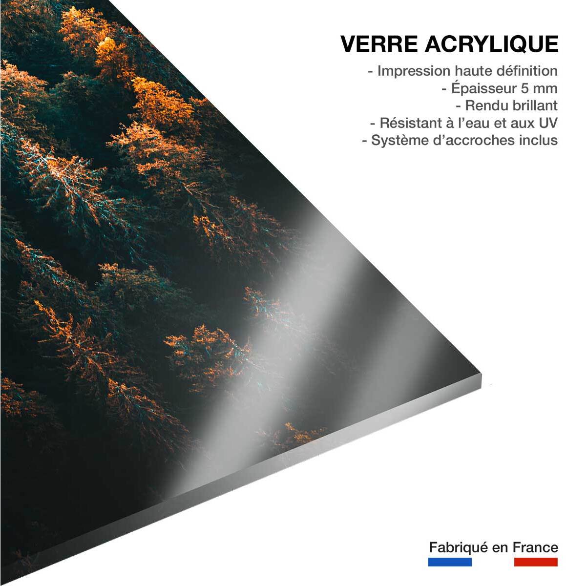 Tableau couleur d'automne en haute savoie Tableau plexiglas