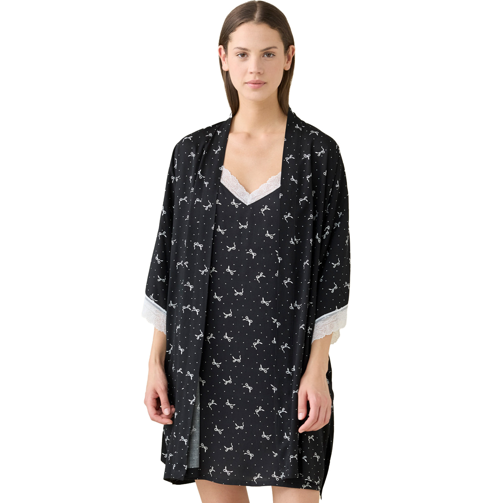 Vestaglia kimono donna estiva in viscosa articolo cherie. Noidinotte