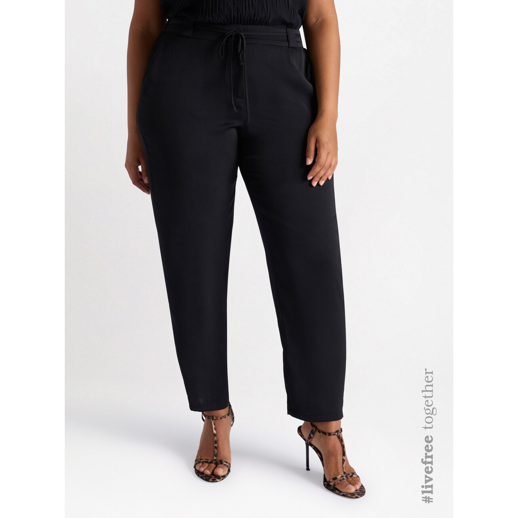 Fiorella Rubino - Pantalón jogger - Negro