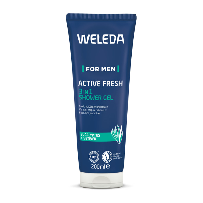 WELEDA - Gel Douche 3in1 Active Fresh - 200 ml
