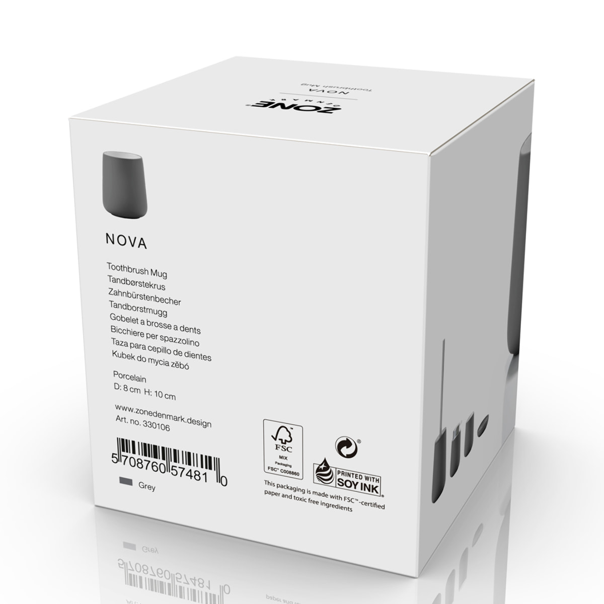 Gobelet pour brosse à dents Nova