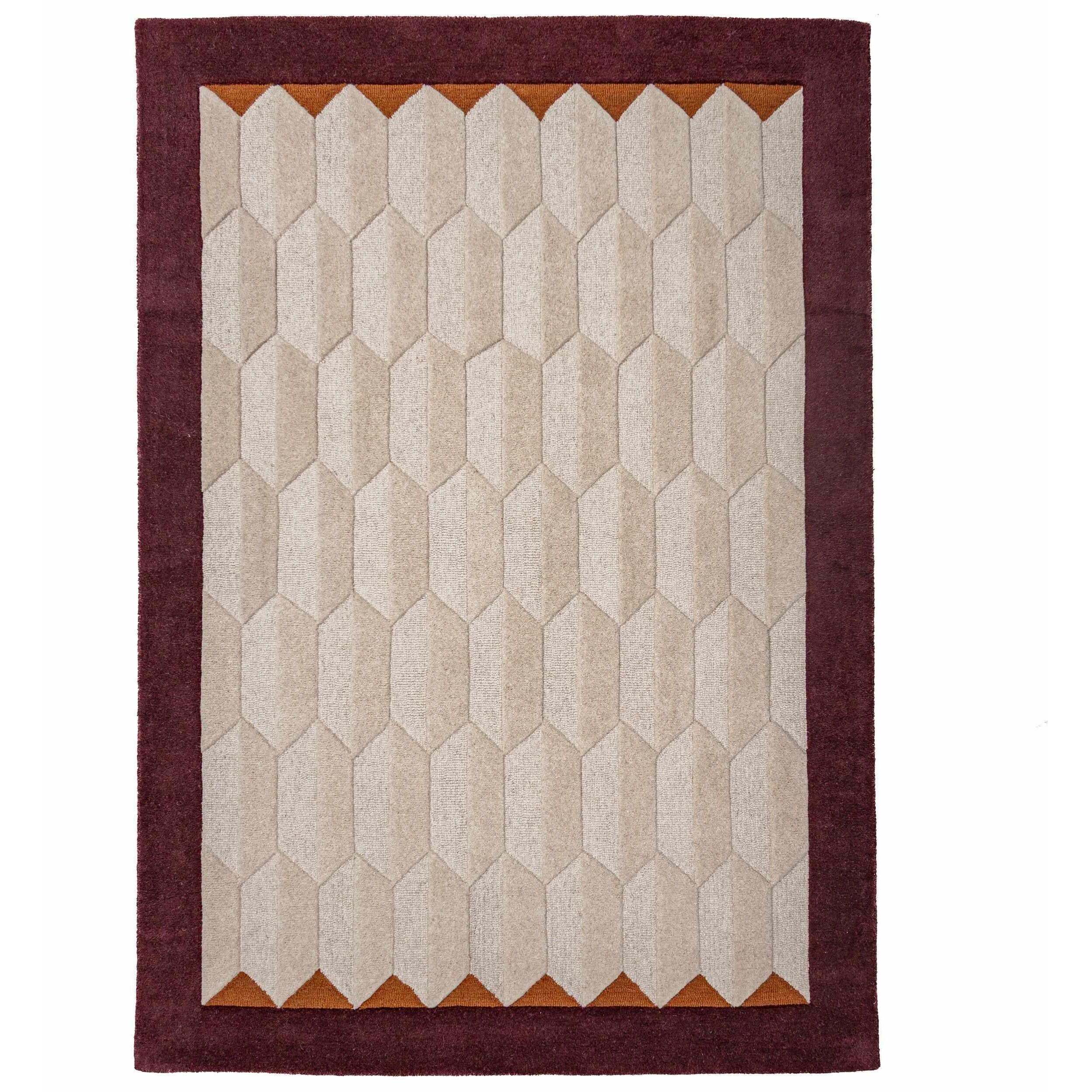 Tapis en laine à bordure APEX