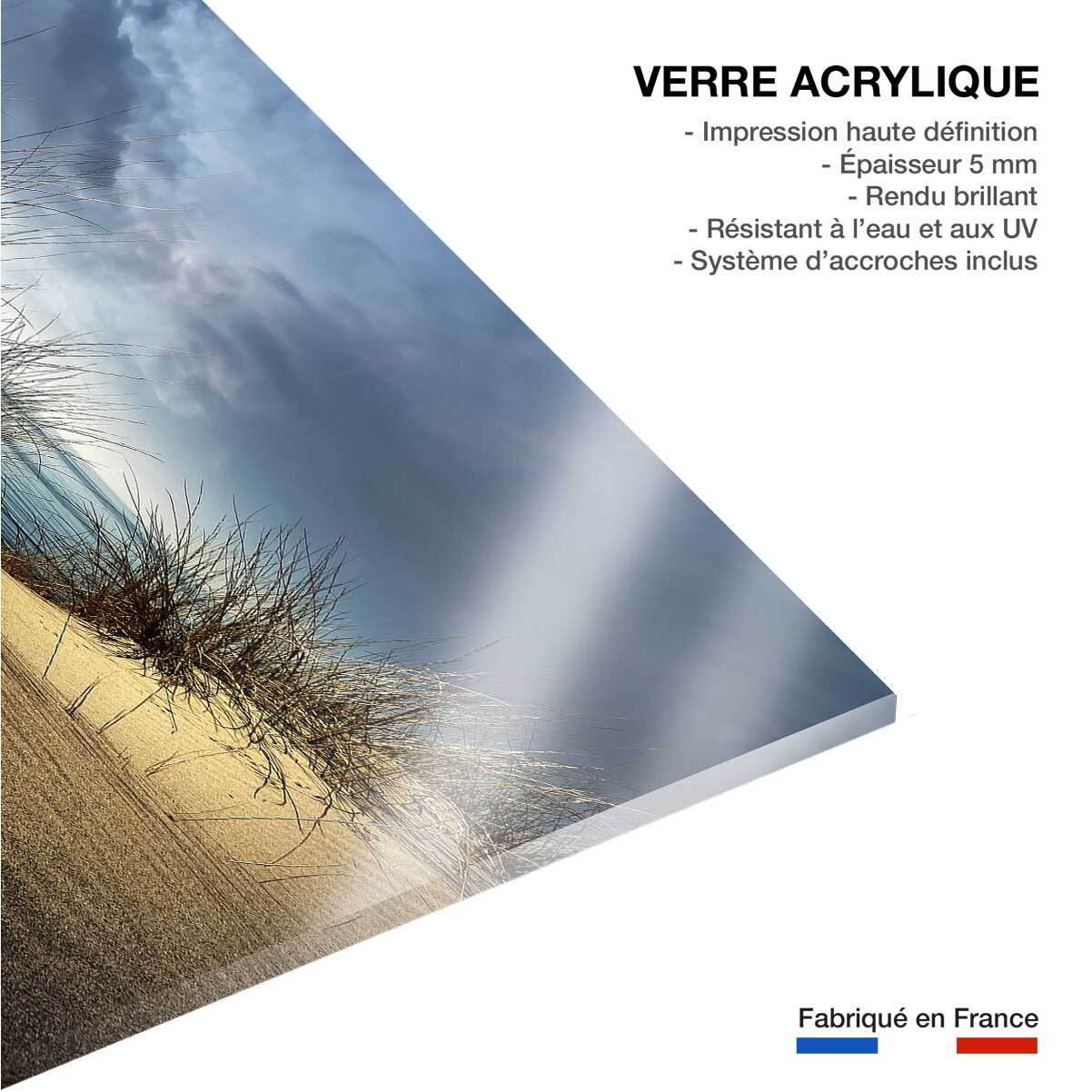 Tableau dunes secrètes Tableau plexiglas