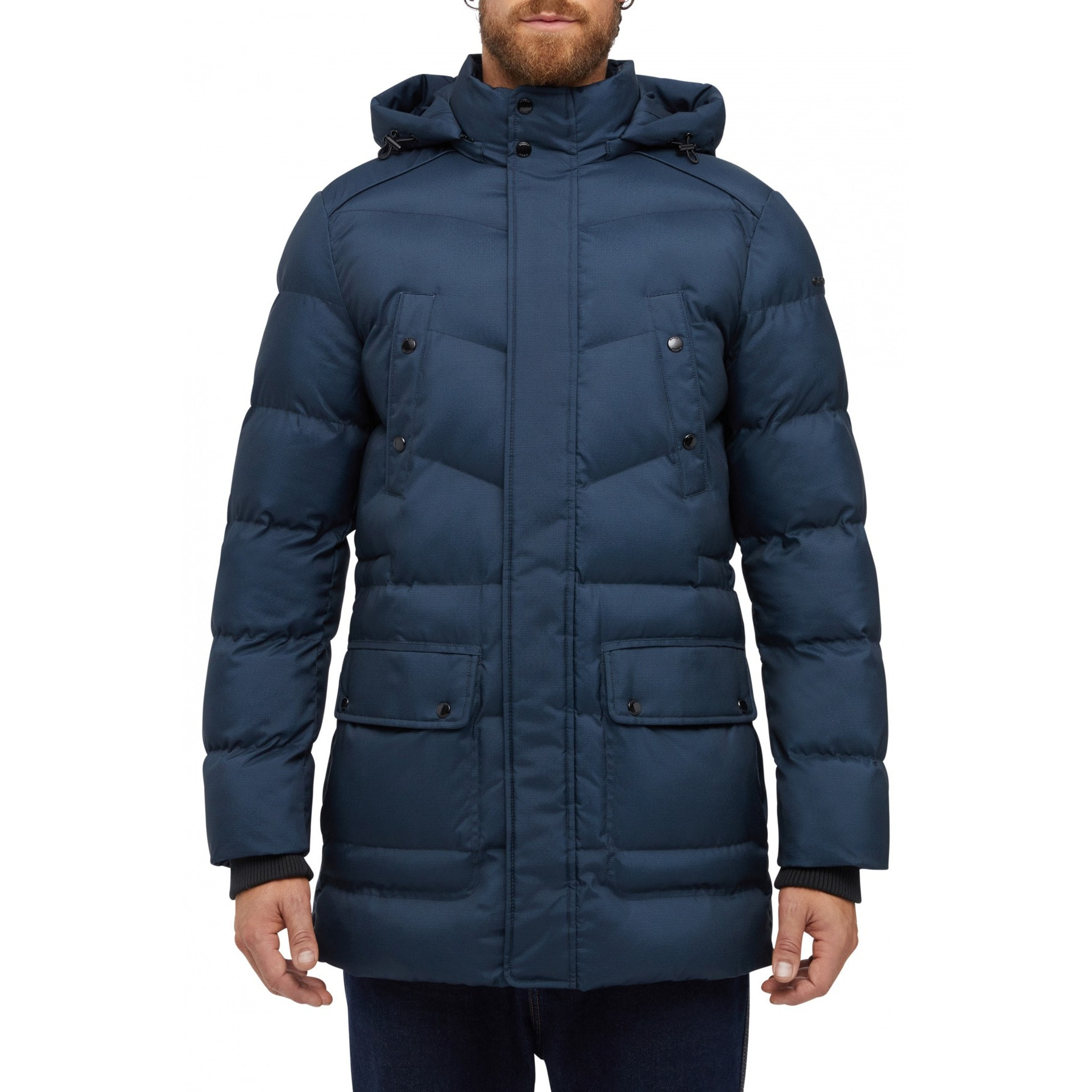 Abrigos Hombre de la marca GEOX  modelo M SANDFORD AZUL