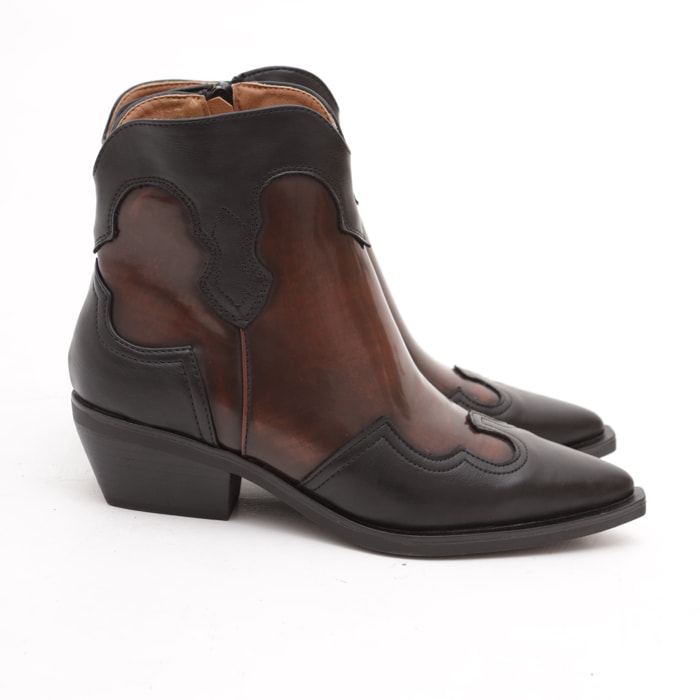 STIVALETTO TEXANO COWBOY NERO