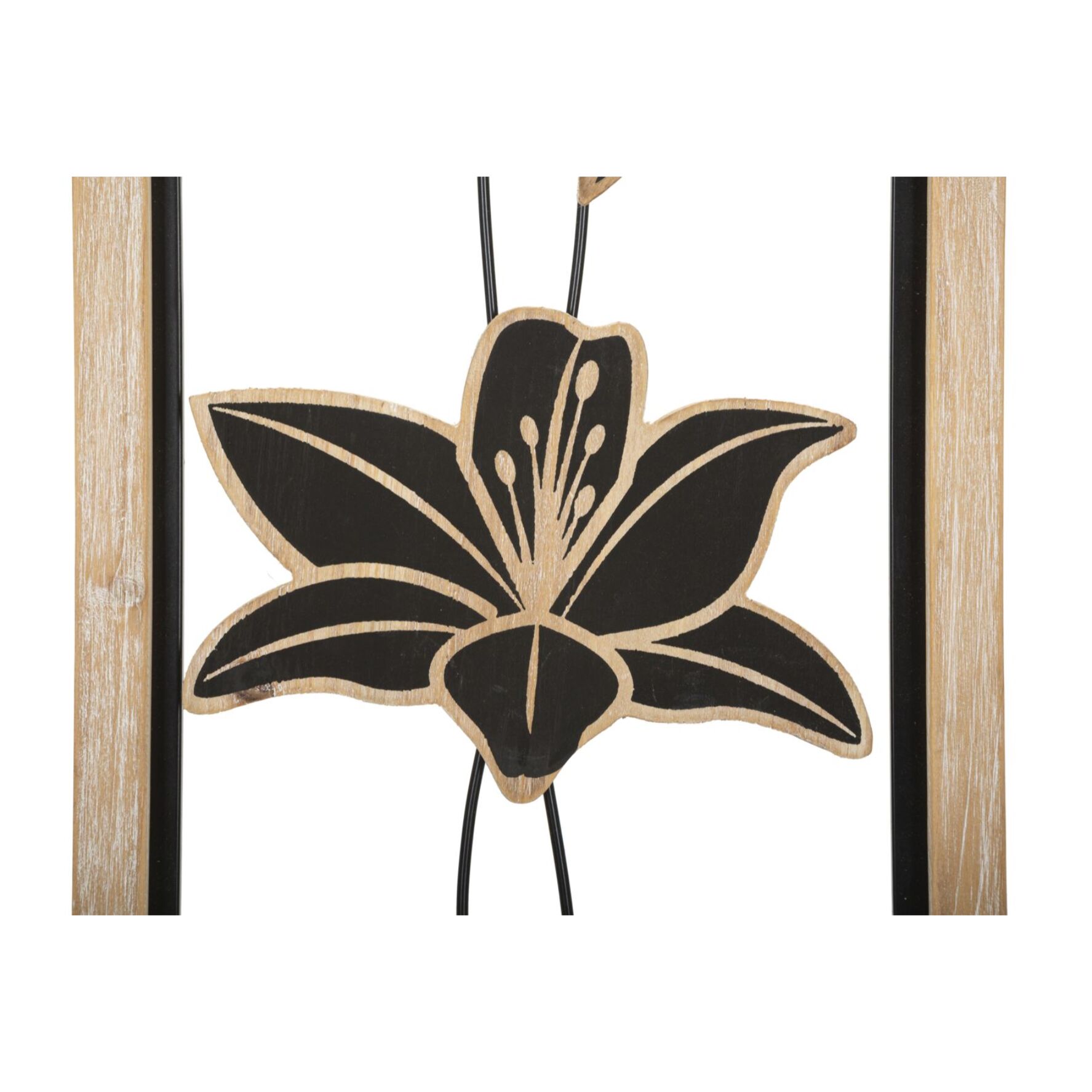 PANNELLO IN FERRO E LEGNO KOMAN -B- CM 26X2,5X60