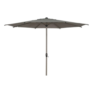 Parasol droit rond inclinable Loompa 3m café