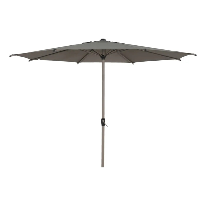 Parasol droit rond inclinable Loompa 3m café