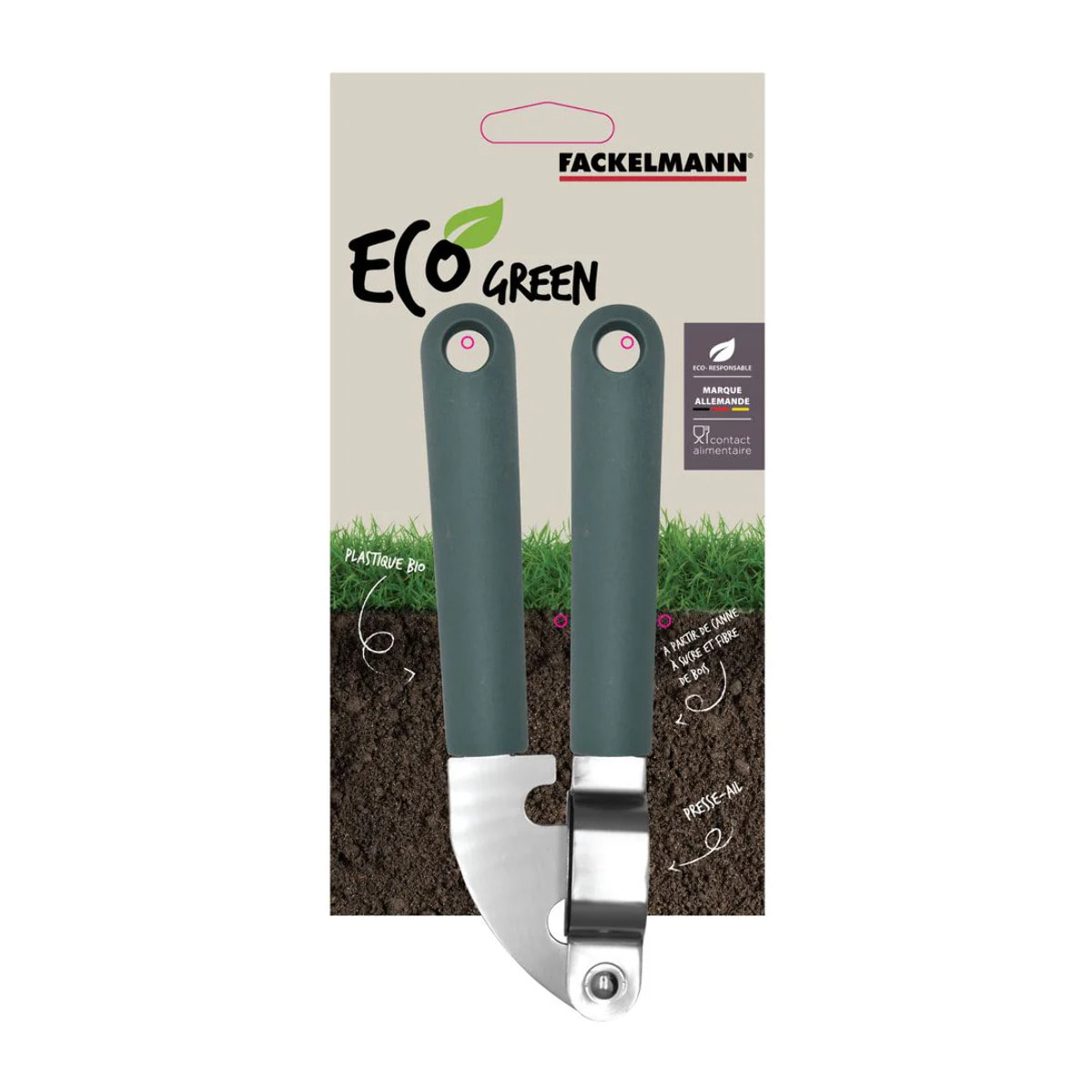 Presse ail 19 cm Fackelmann Nature Basic