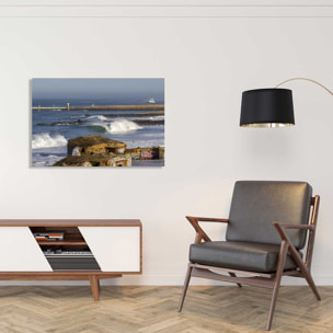 Tableau blockhaus et estacade de capbreton Toile imprimée