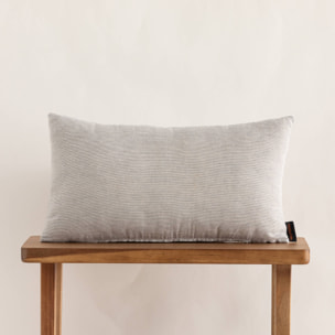 Housse de coussin jacquard 30x50 cm Elche Bleu